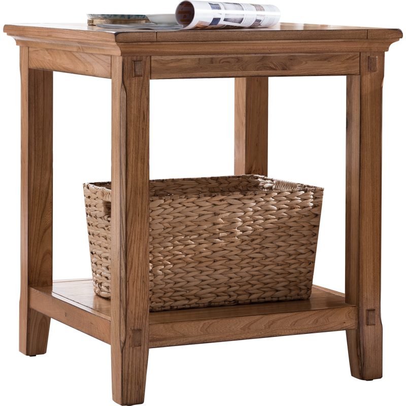 格澜帝尔(growdear) 边桌美式实木边几欧式客厅角几边桌