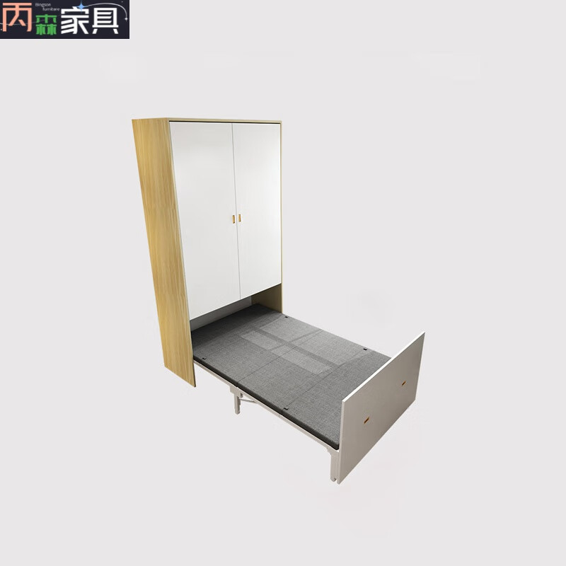 佳曲美隐形床立墙式衣柜床一体组合多功能折叠隐形床小户型省空间推