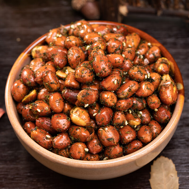 十里馋宁波特产  象山自家炒制海苔花生苔条花生米 农家自制下酒菜