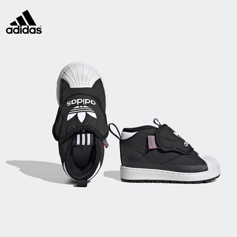 adidas阿迪达斯三叶草2020冬季男婴童儿童鞋FV7266一号黑26码/150mm/8.5k