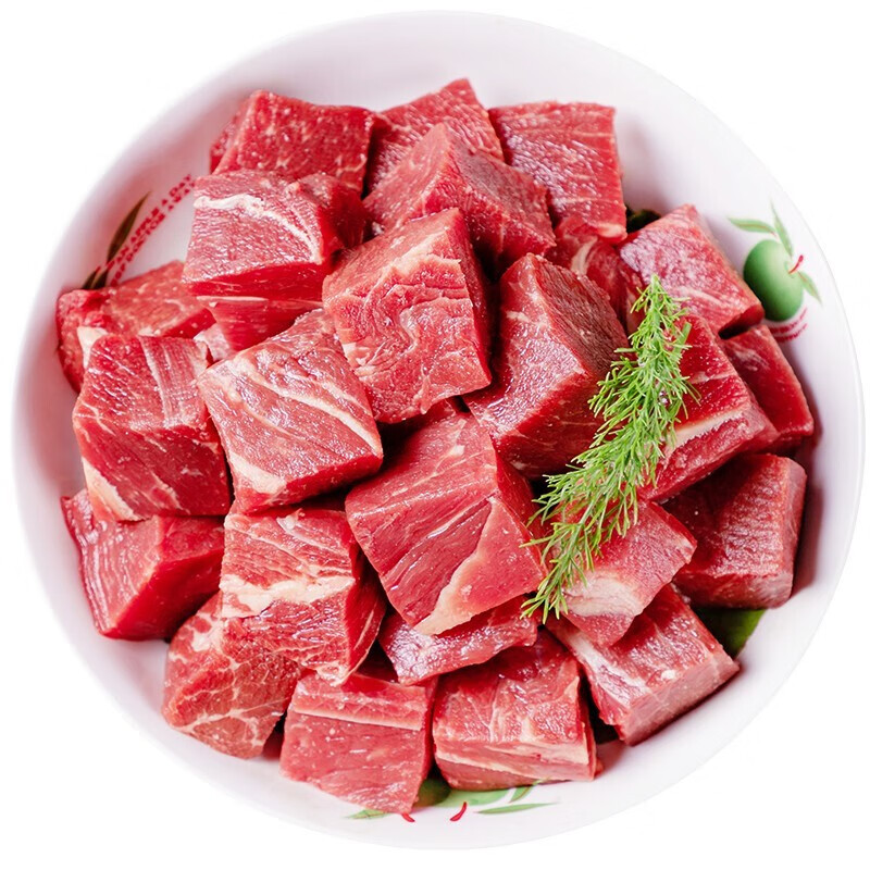 伊赛 精品牛腩块500g/袋草饲调理腌制牛肉生鲜牛腩肉红烧牛腩