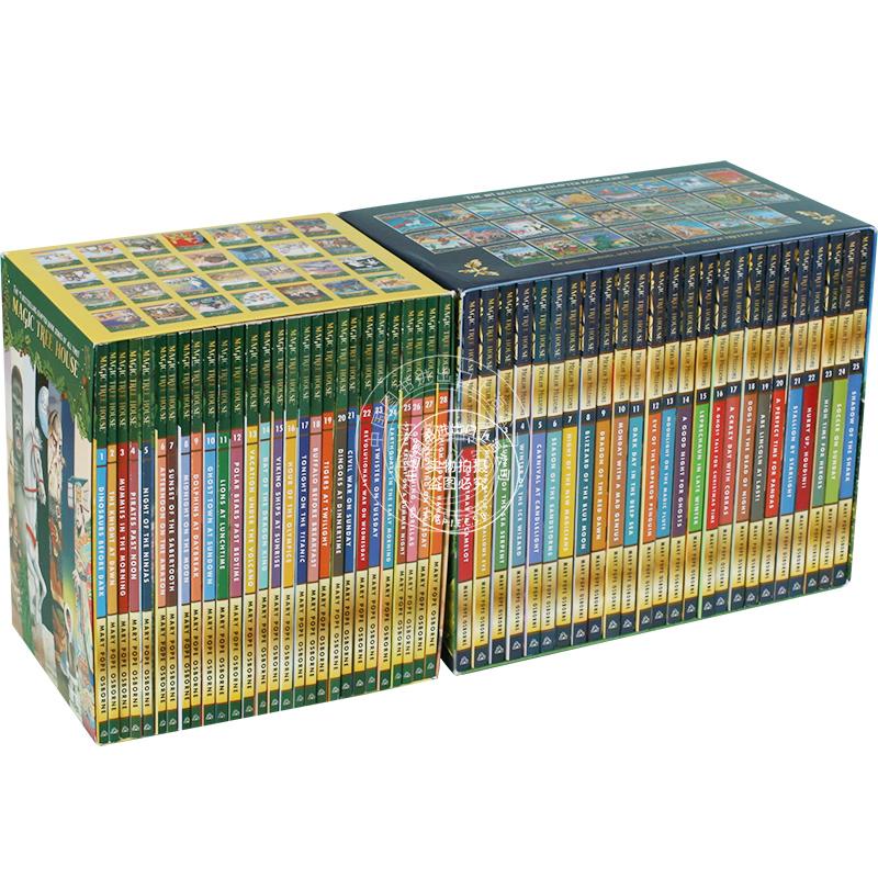 预售 神奇树屋 1-53 全套 套装 英文原版 Magic Tree House 神奇树屋 1-28 + 神奇树屋：梅林的任务 1-25 全套套装