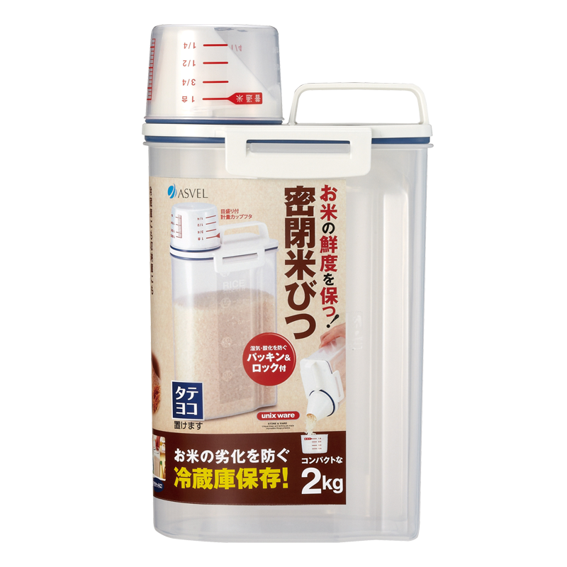防虫设计，厨房必备！ASVEL日本密封罐装米箱价格走势