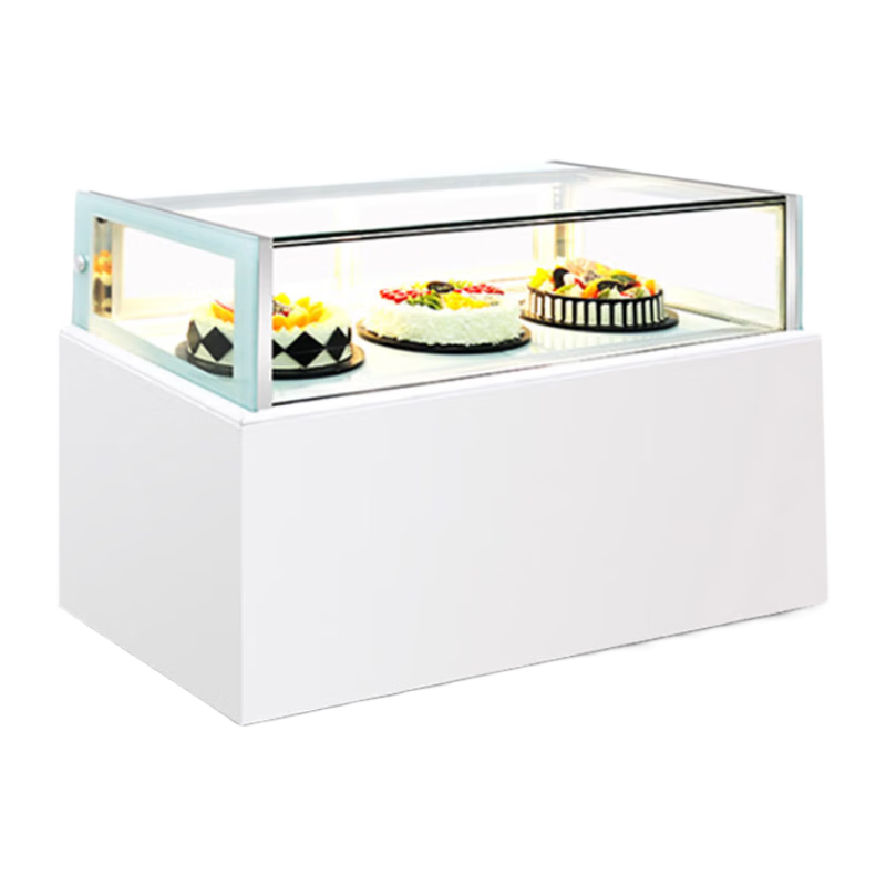 星樂源（STARLOR）蛋糕柜風(fēng)冷保鮮柜壽司西點(diǎn)柜商用面包甜品冷藏展示柜無邊框直角冰柜 單層后開門（白色） 0.9米