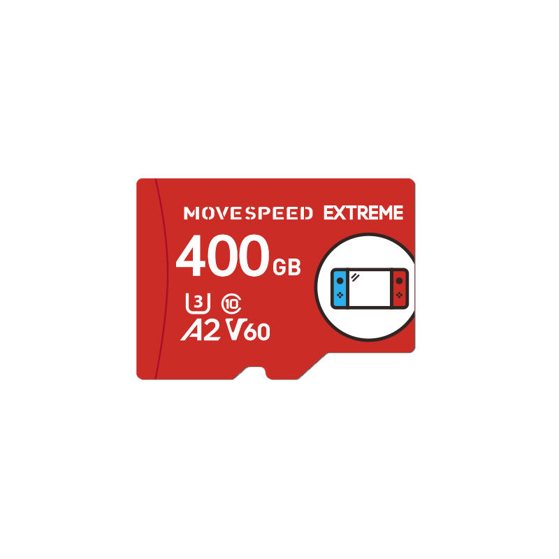 MOVE SPEED 移速 switch内存卡高速400GB TF（MicroSD）存储卡A2 V60读数160MB/s NS游戏机steamdeck专用