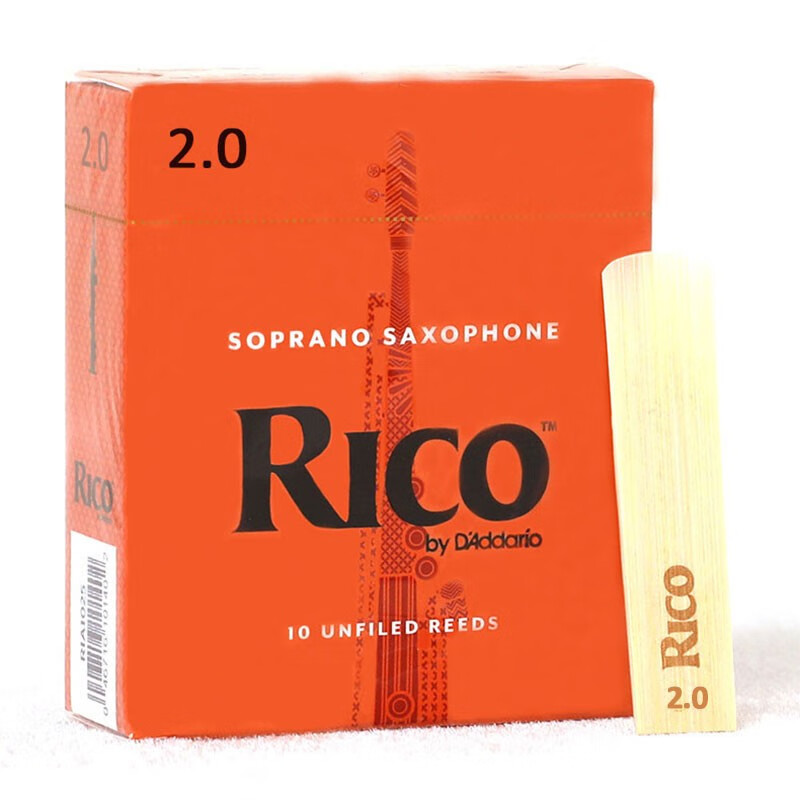 瑞口达达里奥rico哨片黄盒橙盒高音萨克斯哨片降b调瑞口美国进口 2.