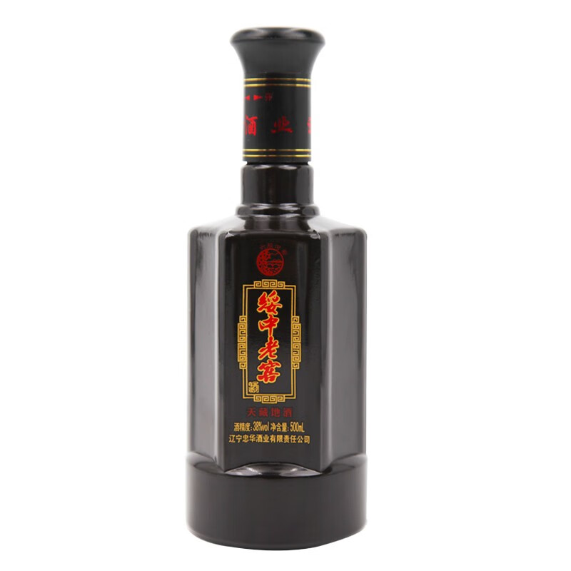 六股河绥中老窖浓香型白酒38度500ml*6整箱固态发酵纯粮食酒 38度 500