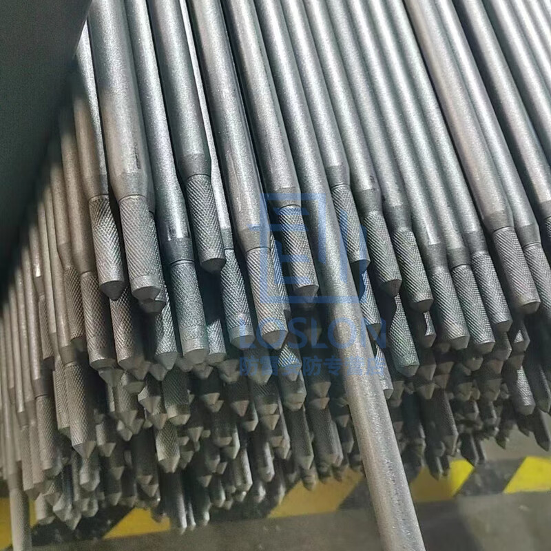 乐士龙(loslon)石墨烯接地极接地冲击头接地引出装置合金线夹接地棒