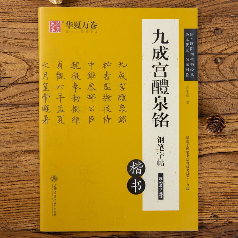 欧阳询九成宫醴泉铭钢笔字帖 卢中南楷书古碑帖原帖对照硬笔书法练字帖 随书扫码看视频 临摹欧体楷书名品