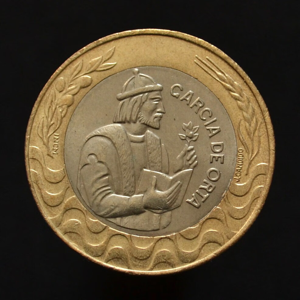 钱币收藏葡萄牙200埃斯库多双金属硬币 年份随机 大面值欧洲钱币