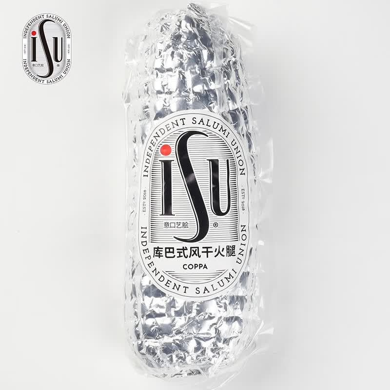 ISU【外商独资】库巴式风干火腿Coppa 发酵火腿整支装约780g 库巴式风干火腿整支 约780g
