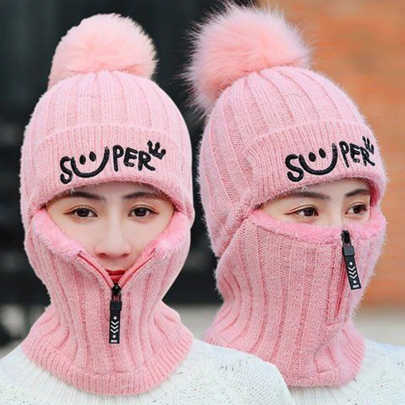 卡若登新品女士冬季帽子韩式帽子女秋冬韩版百搭潮加厚贼佬帽冬天骑车