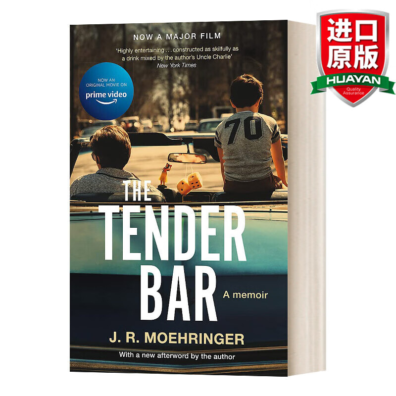 the tender bar 英文原版 温柔酒吧 电影封面版 英文版 进口英语原版