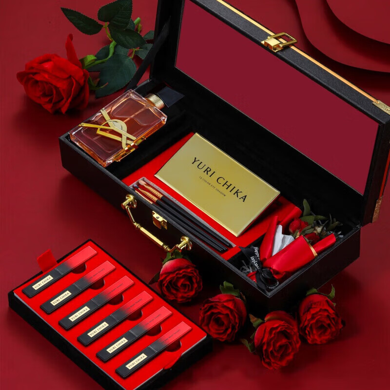 merengue口红七夕礼物送女友老婆女生仪式感走心彩妆套装一往情深 有