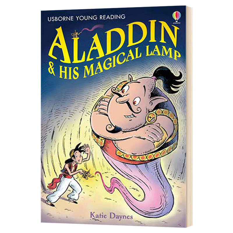 英文原版 阿拉丁和他的神灯 aladdin and his magical lamp 英文版