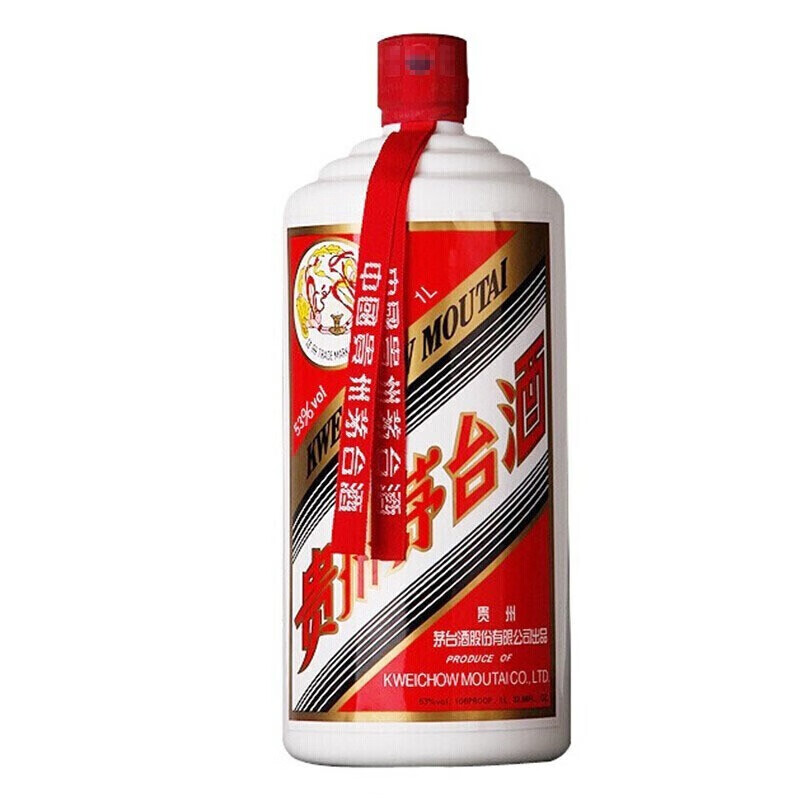 茅台（MOUTAI）飞天 酱香型白酒 53度 1000ml 单瓶装