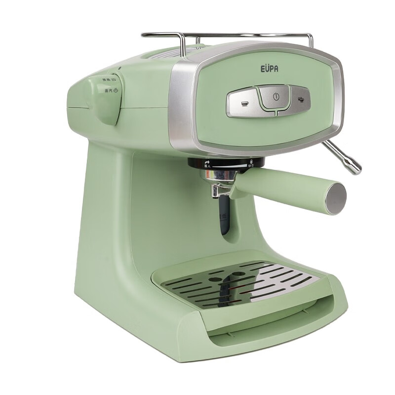灿坤(eupa)eupa灿坤咖啡机家用小型半自动意式1826rb4 清新绿