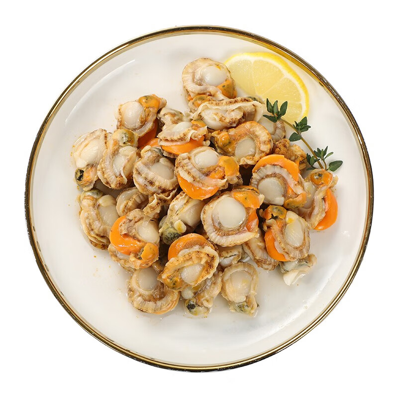 京东神单来了速度海上名捕冷冻大号舟山扇贝肉柱500g袋装httpsujdcom