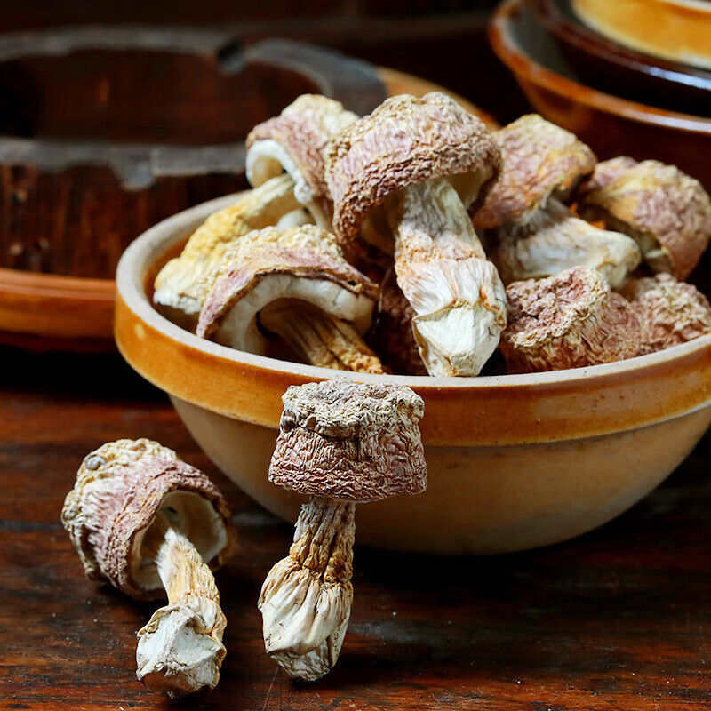 禾澹姬松茸干货云南特产姫松茸姖松茸500g姬松耸巴西菇干鸡松茸菌
