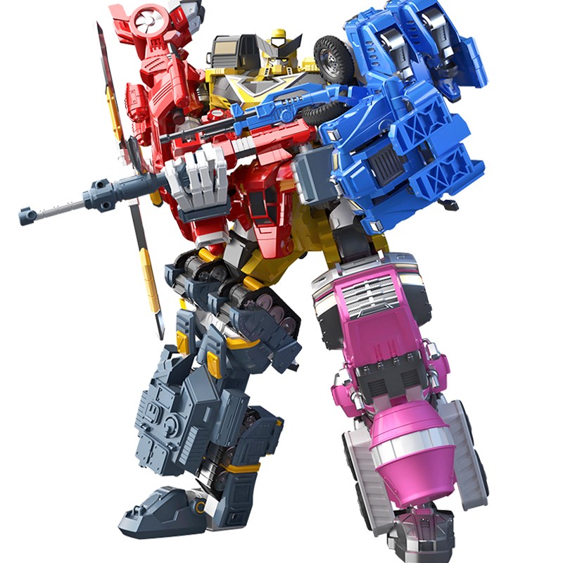 玩具变形套装合体汽车磁吸机机器人战士卡通周边