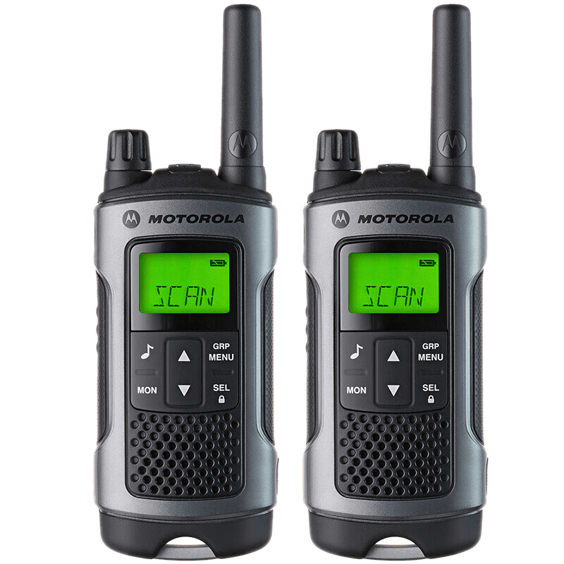摩托罗拉（Motorola） 公众对讲机两只装免执照民用手台 T80对装标配