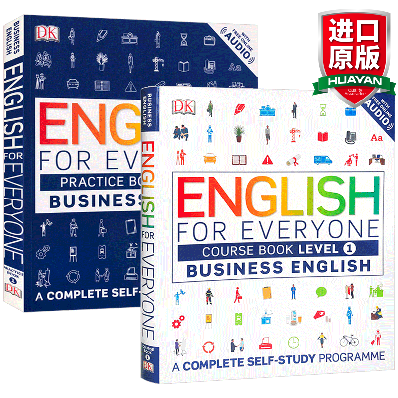 英文原版 DK人人学英语 商务英语1 English for Everyone 全英文版