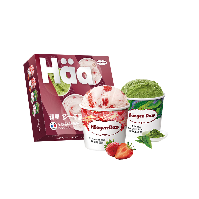 ˹Haagen-Dazsֵܳװ (Ĩ*2/ݮ*2) 100ml*485.91Ԫ