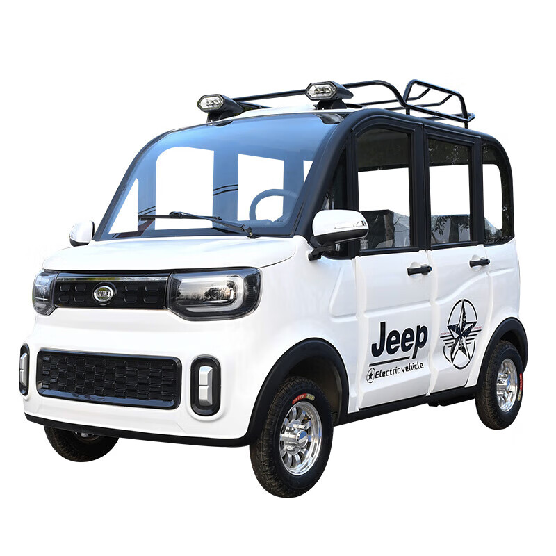 四轮轿车女士小型家用代步成年人老头乐新能源油电两用汽车空车(不含