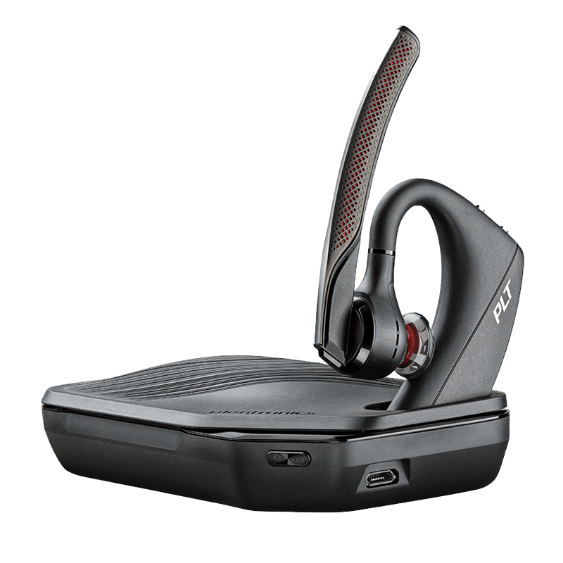 繽特力（PLANTRONICS） 5200UC掛耳式藍牙耳機單耳司機開車載通話辦公降噪語音播報接聽耳麥 5200UC 耳機+充電盒+適配器