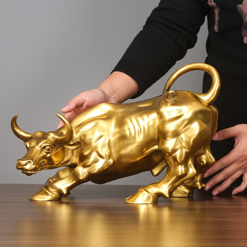 铜欣祥纯铜华尔街牛摆件客厅办公室家居工艺品开业礼品高14厘米你好，请问这款铜牛质量怎么样？