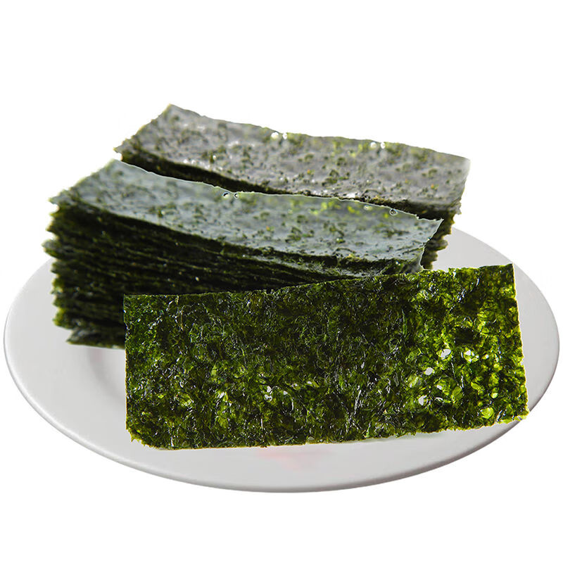 儿童即食海苔脆片零食小吃吃的紫菜海苔片小零食 原味200片