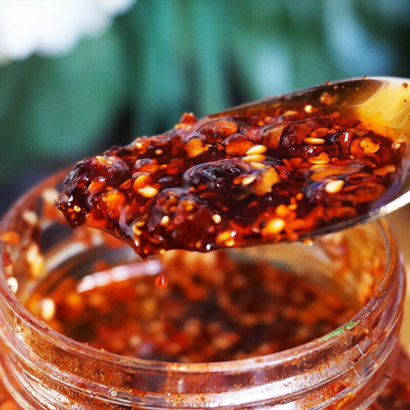 寄漪640克油辣子辣子油蘸水油泼火烧辣椒云南文山丘北特产凉拌面z