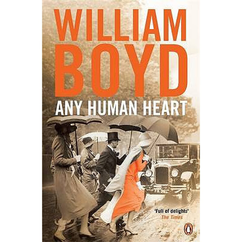 预订英文原版 any human heart任何人的心 william boyd威廉博伊德