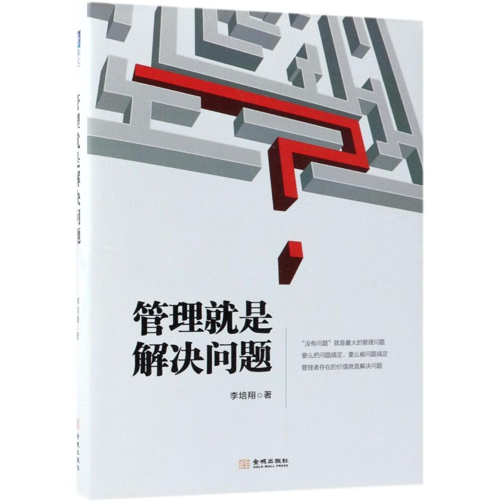 管理就是解决问题管理管理学 图书