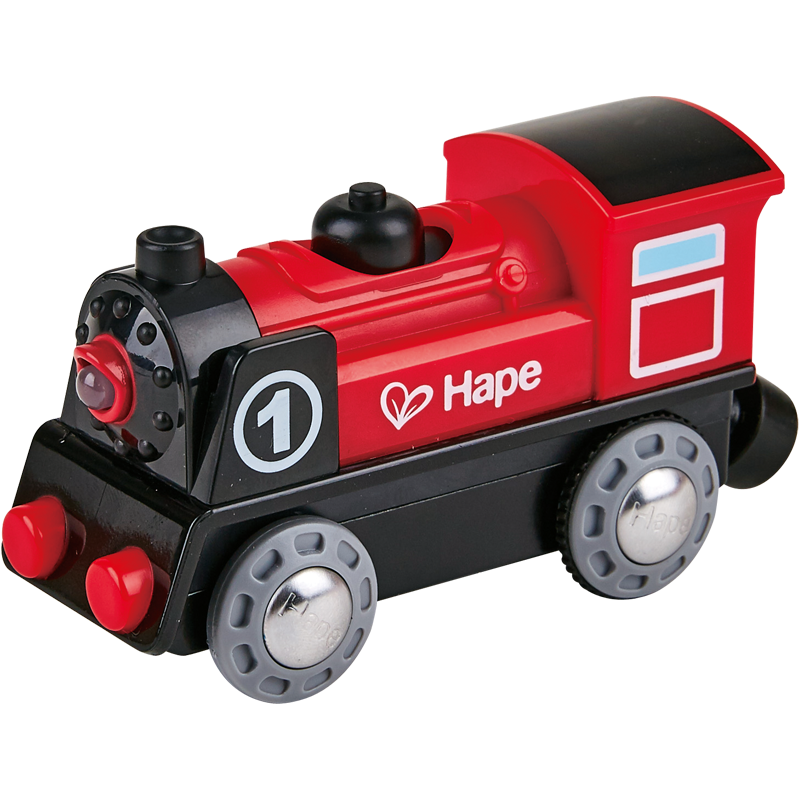 Hape(�¹�)��ͯ��ͷ���˫����������綯1�Ż𳵽������� E3703