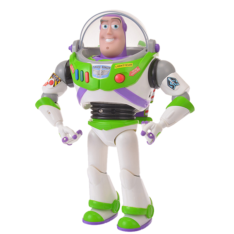 迪士尼生日礼物()玩具总动员4巴斯光年新版可发声发光玩具电子  巴斯