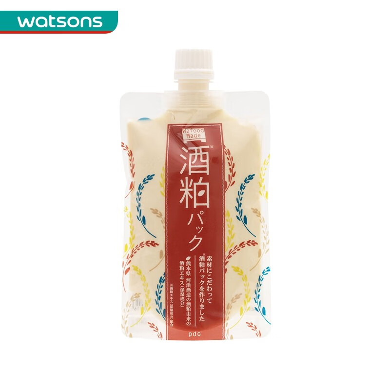 碧迪皙(PDC) 【屈臣氏】pdc碧迪皙面膜 补水保湿涂抹式面膜 酒粕(水洗型) 170g *2
