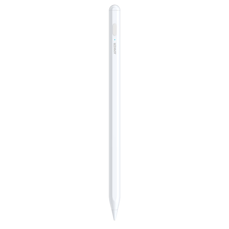 Anker安克ipad电容笔air5/4手写笔apple pencil二代平替pro倾斜压感苹果触控笔触屏笔 白色