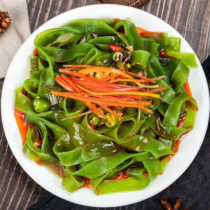 磨子桥菠菜粉丝粉皮 蔬菜宽粉条 凉拌菜 涮火锅食材 饭店火锅店酒店