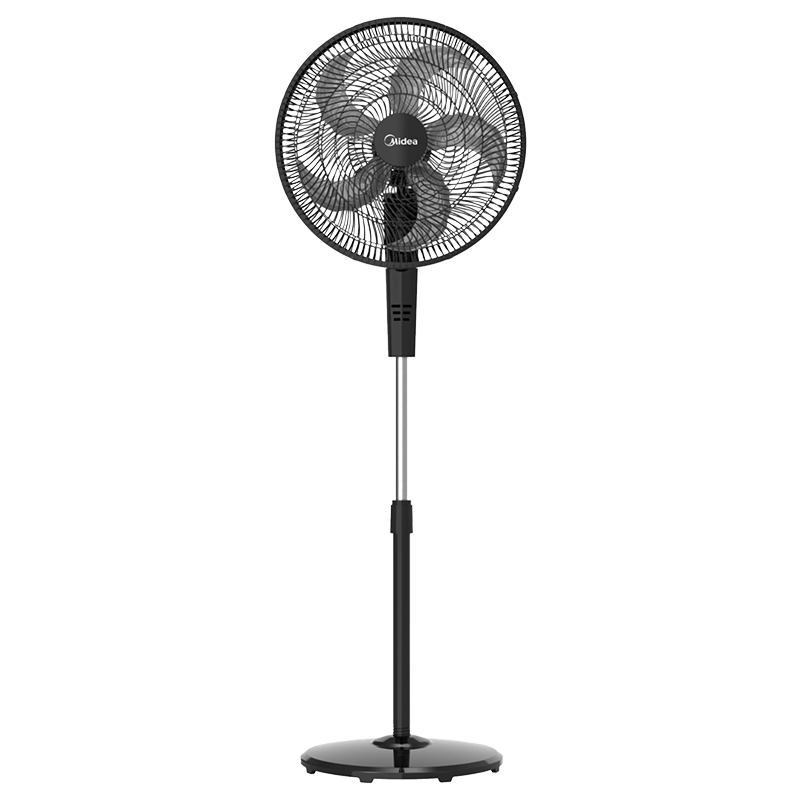 美的（Midea）电风扇静家用摇头立式18寸落地扇音办公室循环扇工业大风力遥控电扇FS45-23DR