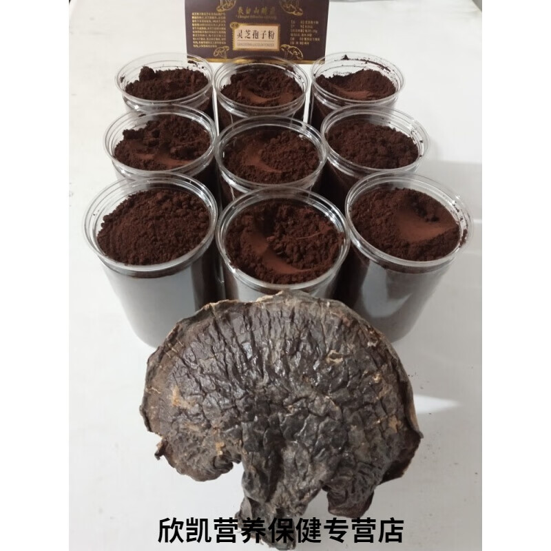 灵芝孢子粉 长白山特产 赤灵芝 灵芝农户自产自销净重250克