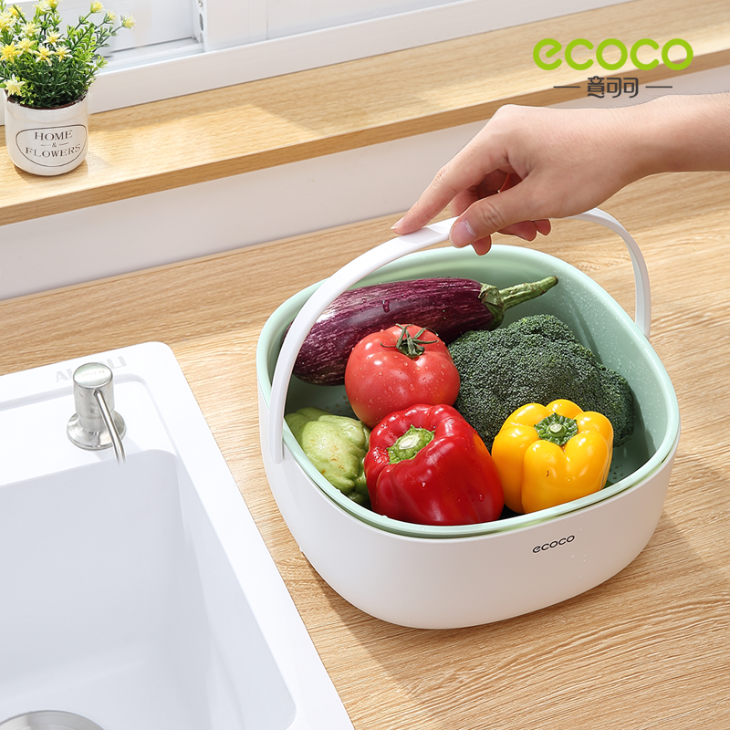 ecoco��ɿɳ���ϴ������ˮ���Ӷ๦��ϴˮ����˫��Ӻ�ϴ�����������ˮ��© ����������ţ�