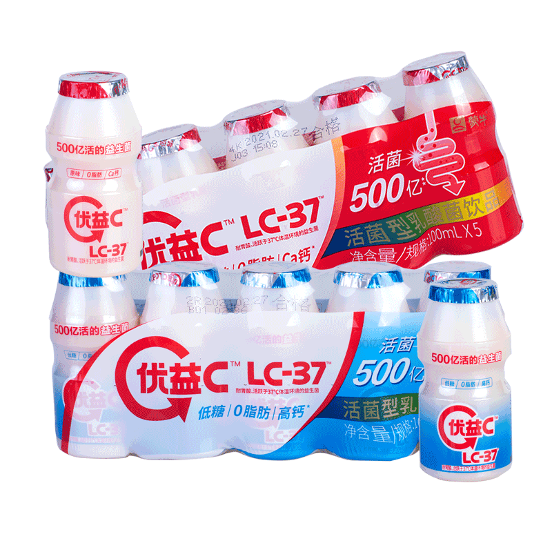 蒙牛 优益c 原味低糖100ml活菌型乳酸菌饮品含乳饮料 优益c原味低糖