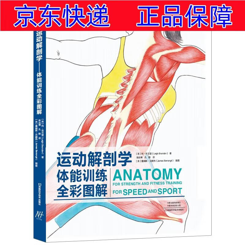正版图书 运动解剖学:体能训练全彩图解 运动健身类书籍 练全彩图解