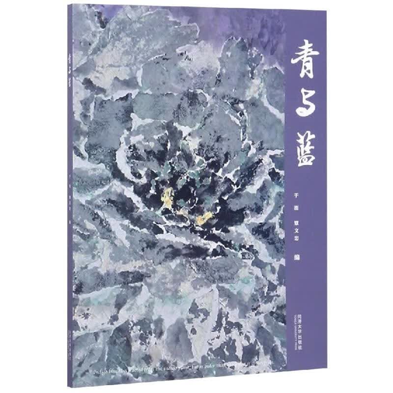 青与蓝:综合材料绘画作品选【正版图书】