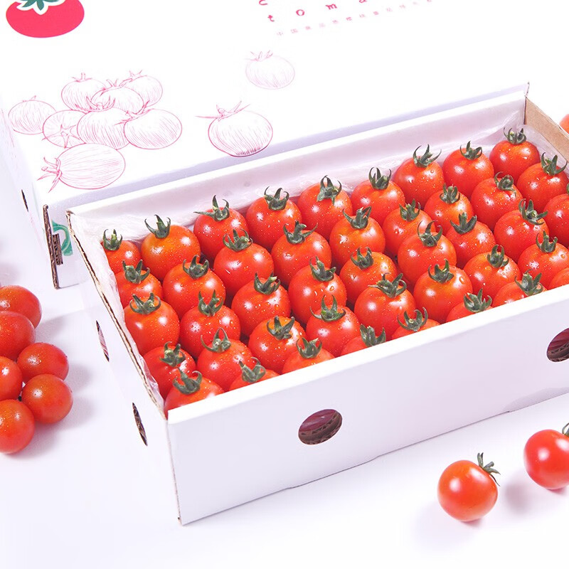 京鲜生 千禧圣女果 小西红柿 樱桃番茄 约1.5kg 折扣特供