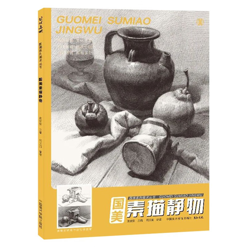 素描静物 2020彦和文化周文超单体组合静物结构步骤对照范画临摹写生