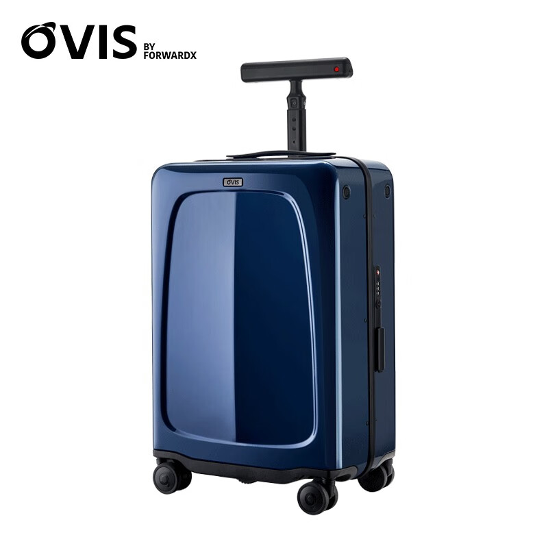 灵动科技OVIS智能视觉侧面自动跟随行李箱 红点升级版 红点星空蓝