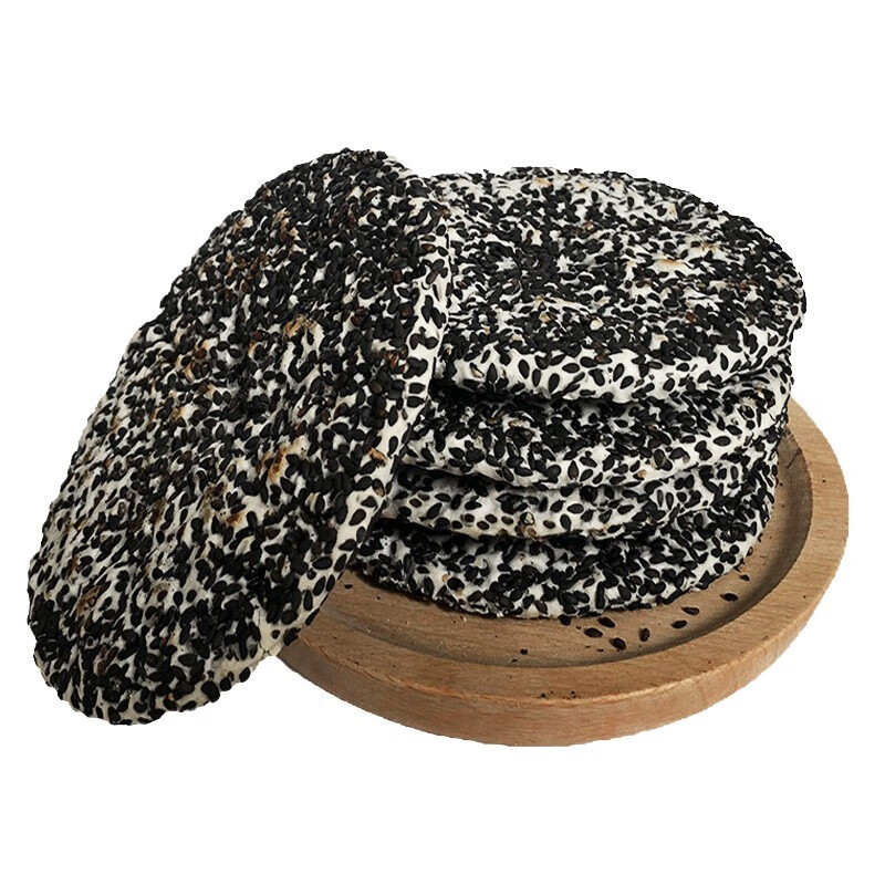 郁华二黑芝麻饼广西横县特产手工干薄脆正合新华灵山钦州南宁传统糕点