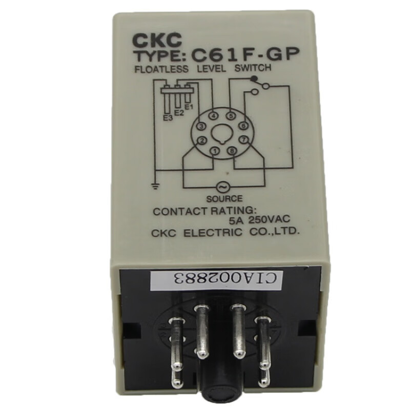液位继电器220v水位控制c61f-gp液体水位开关380v自动24v ac380v